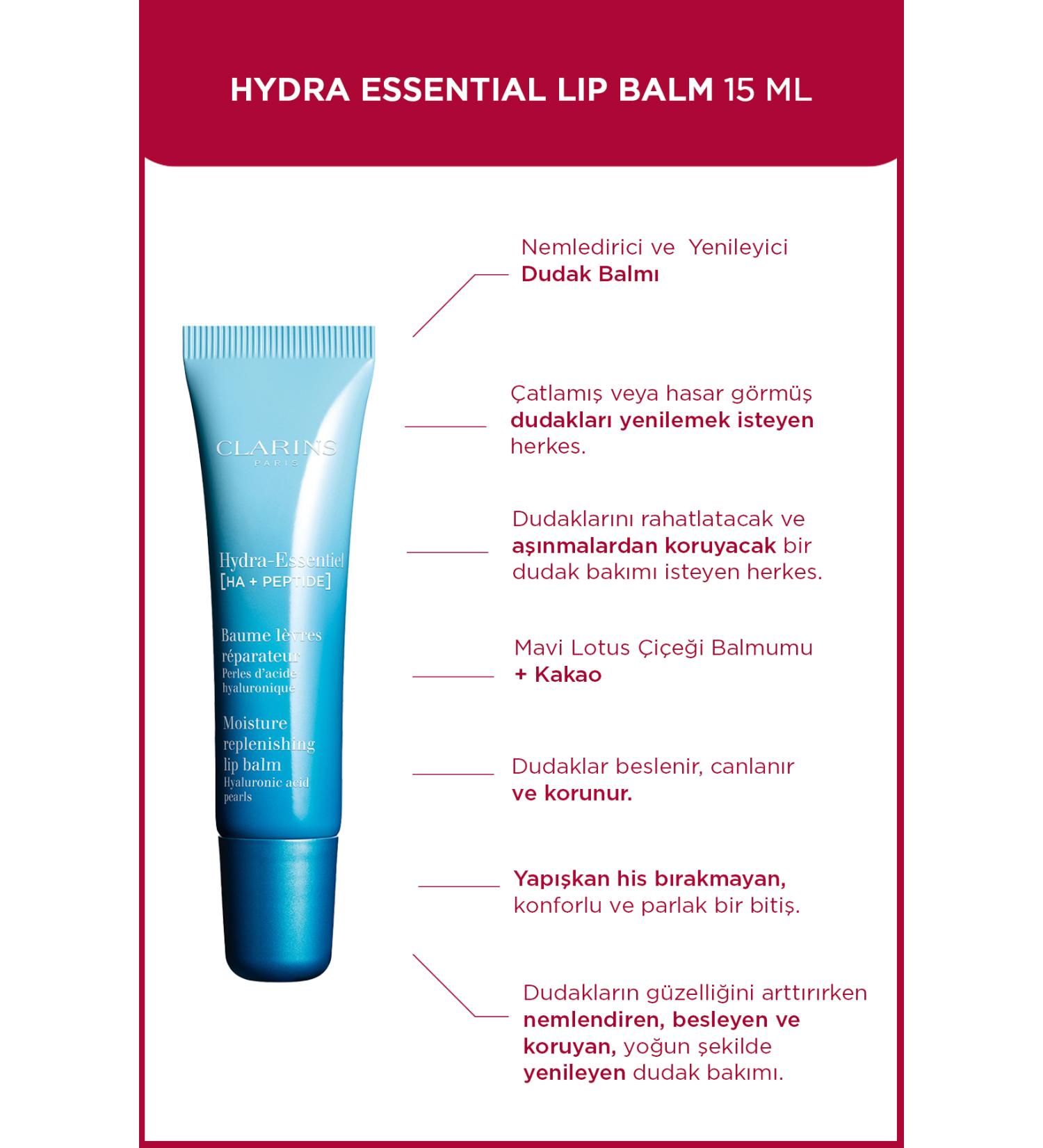 Clarins HYDRA-ESSENTIEL repairing lip balm 15ML