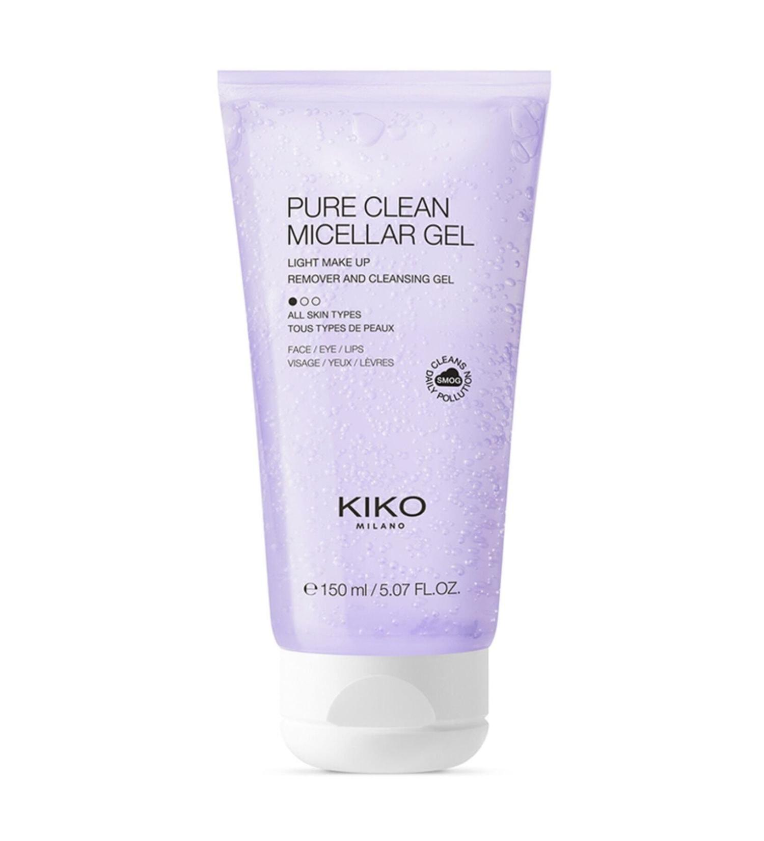 KIKO MAKEUP REMOVING GEL - PURE CLEAN MICELLAR GEL
