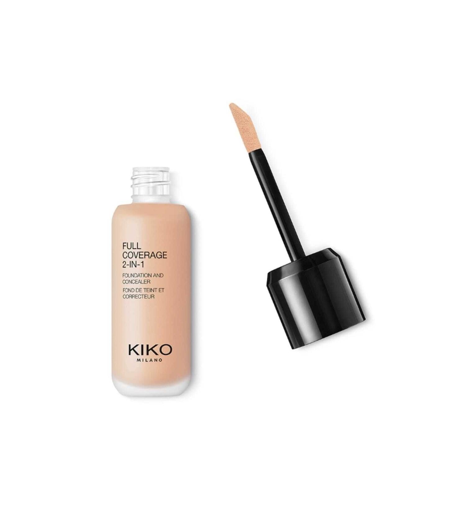 KIKO Foundation & Concealer - Full Coverage 2-in-1 Foundation & Concealer Warm Rose 10 71 - Buy Online on GoSupps.com