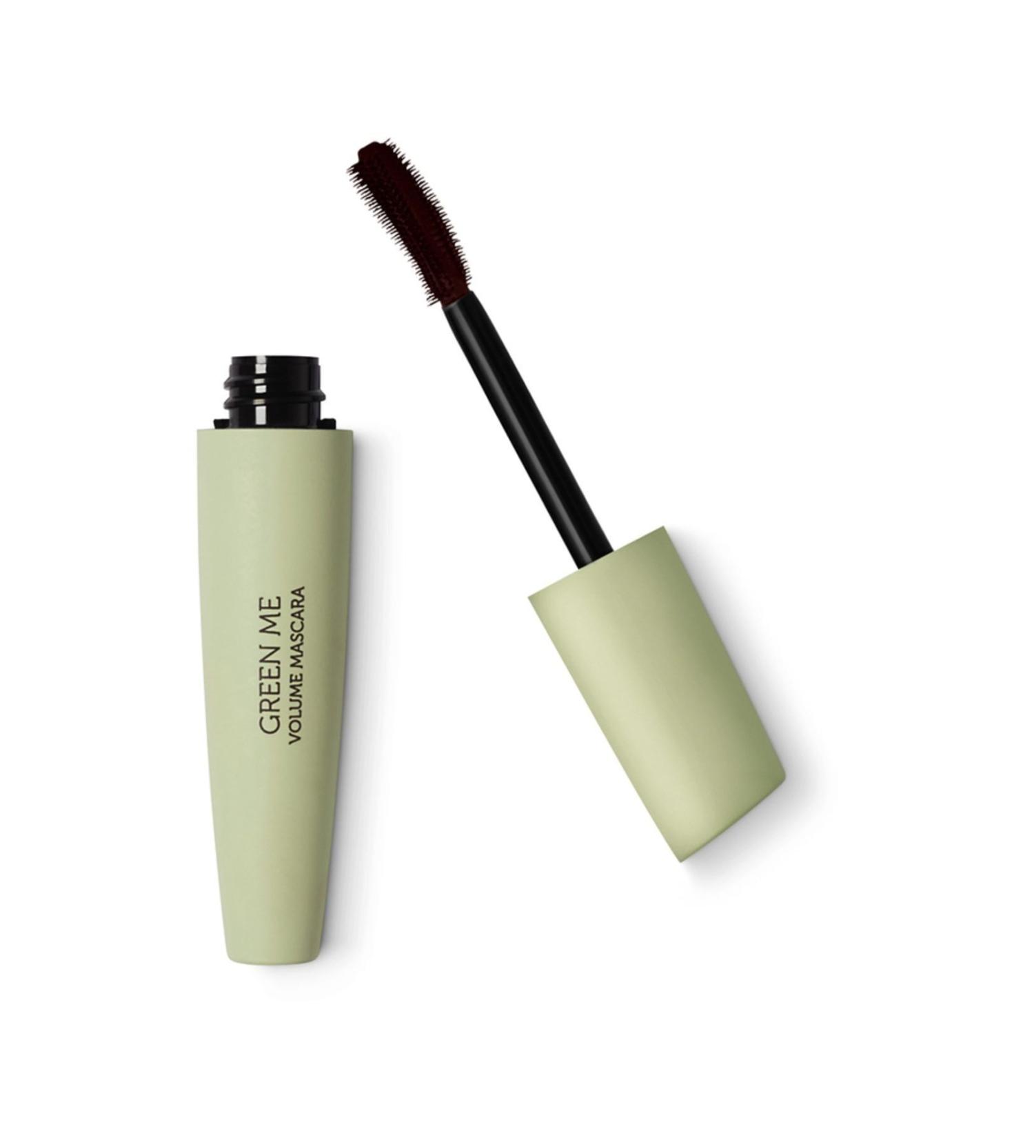 KIKO Volume and Curl Effect Black Mascara - New Green Me Volume Mascara 102 Absolute Brown