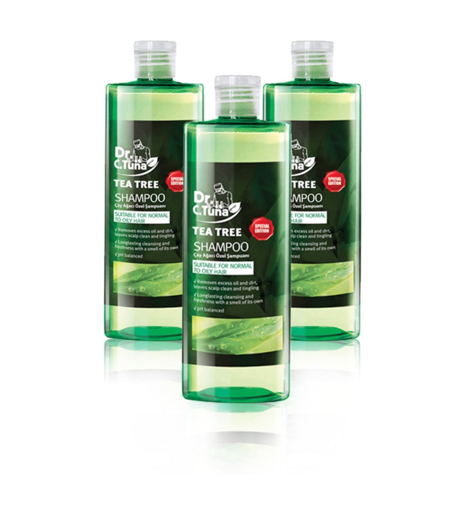 Farmasi Dr. C. Tuna Tea Tree Special Shampoo-225 ml 3 Pieces