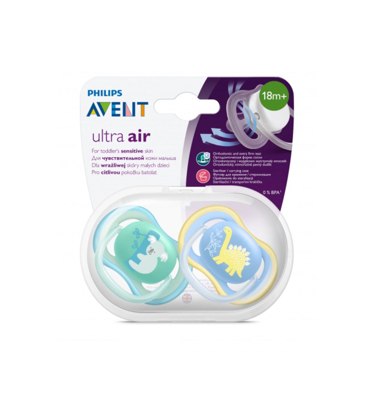 Philips Avent Ultra Air Pacifier 18 Months Boy - Buy Online on GoSupps.com