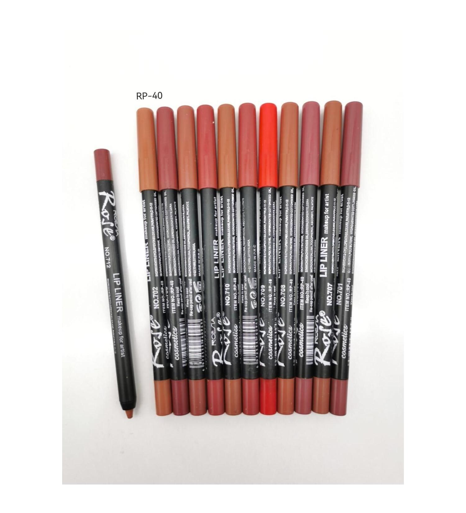 ASTER BEAUTY 12 PIECE OILY LIP PENCIL & WATERPROOF