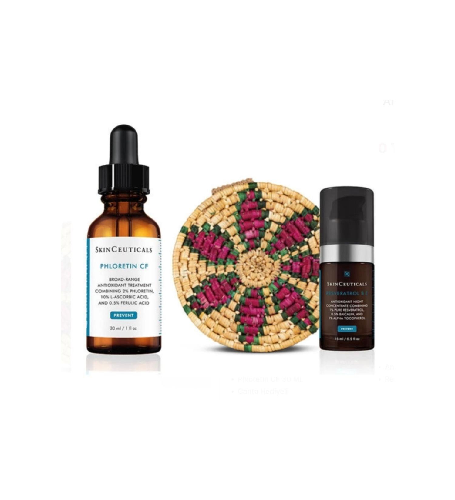 Skinceuticals DAY AND NIGHT SKIN BRIGHTENING PHLORETIN CF 30 ML + RESVERATROL BE 15 ML DEMBA4715