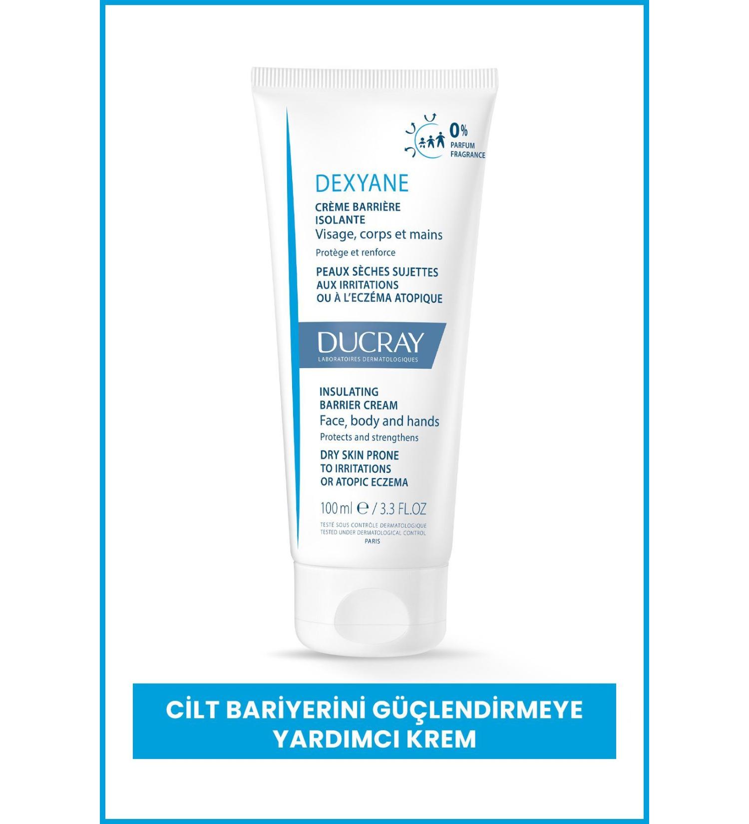 Ducray Dexyane Face Body and Hands Barrier Cream 100 ml - Buy Online on GoSupps.com