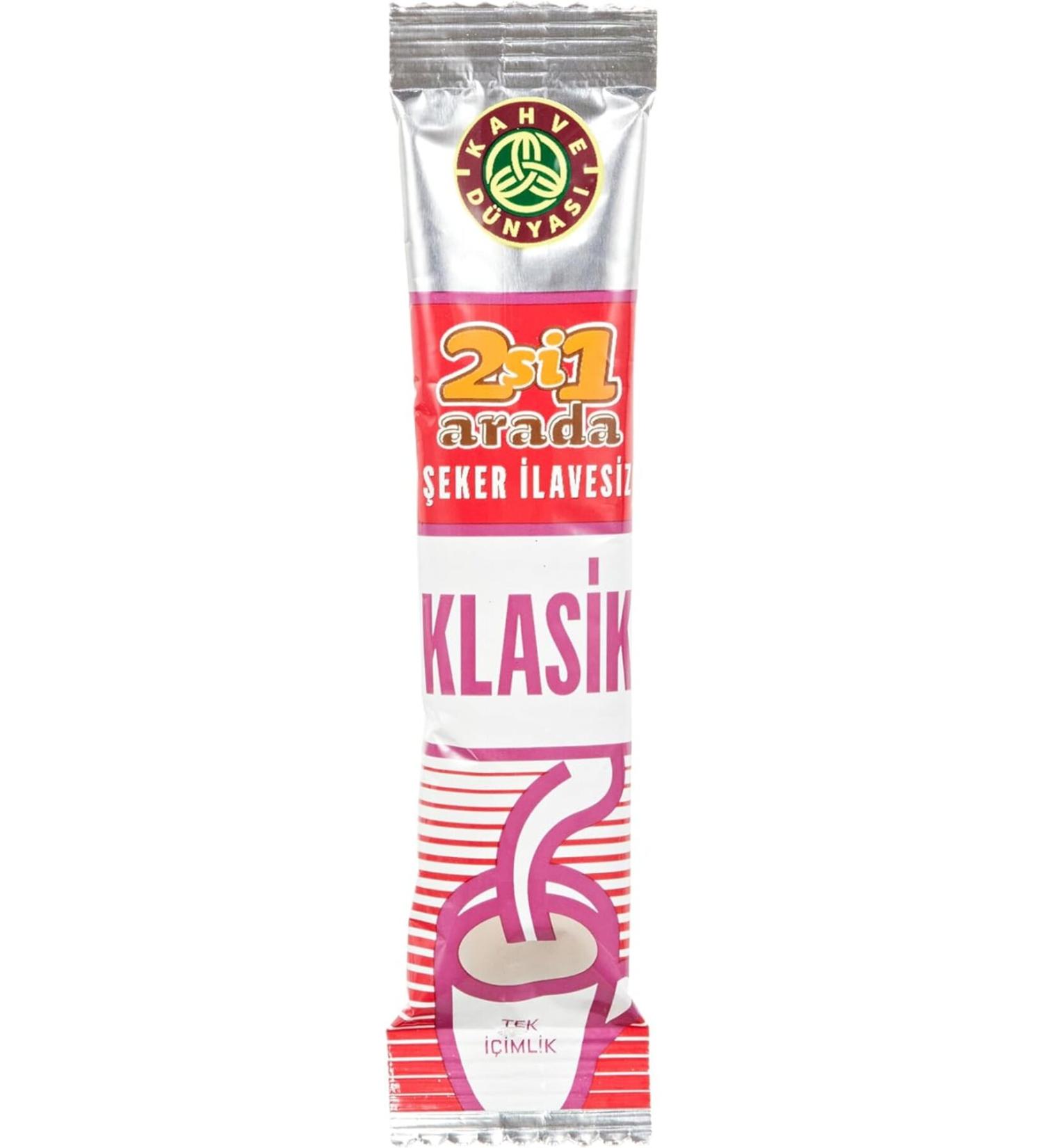 World of Coffee World 2 in 1 Classic Instant Coffee 40 Pack (12 Gr x 40 Pieces) Modern Tek