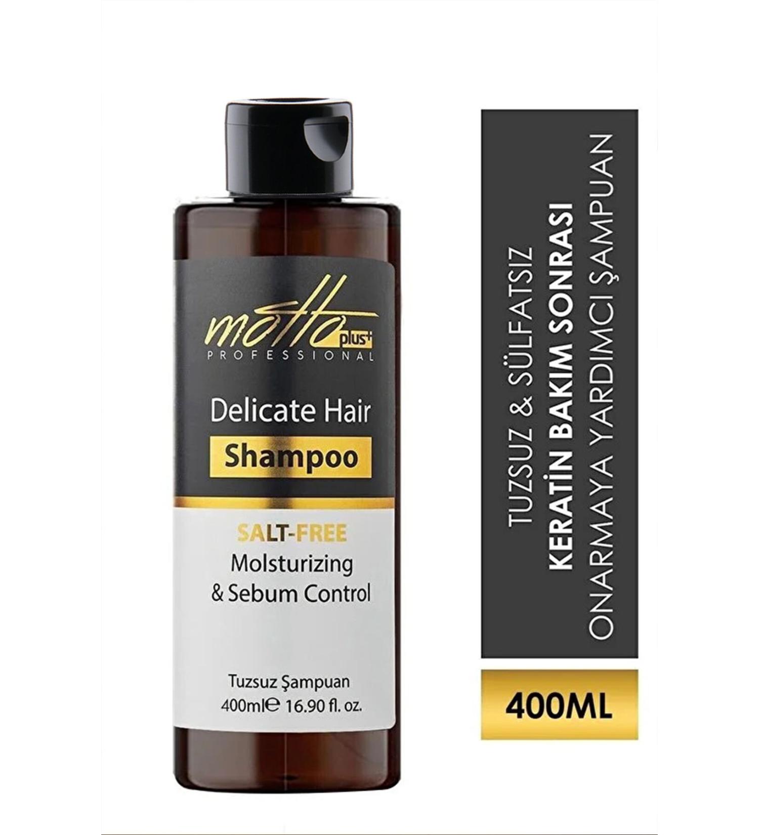 Motto Plus Professional Keratin Salt-Free Shampoo 400 ml - Buy Online on GoSupps.com