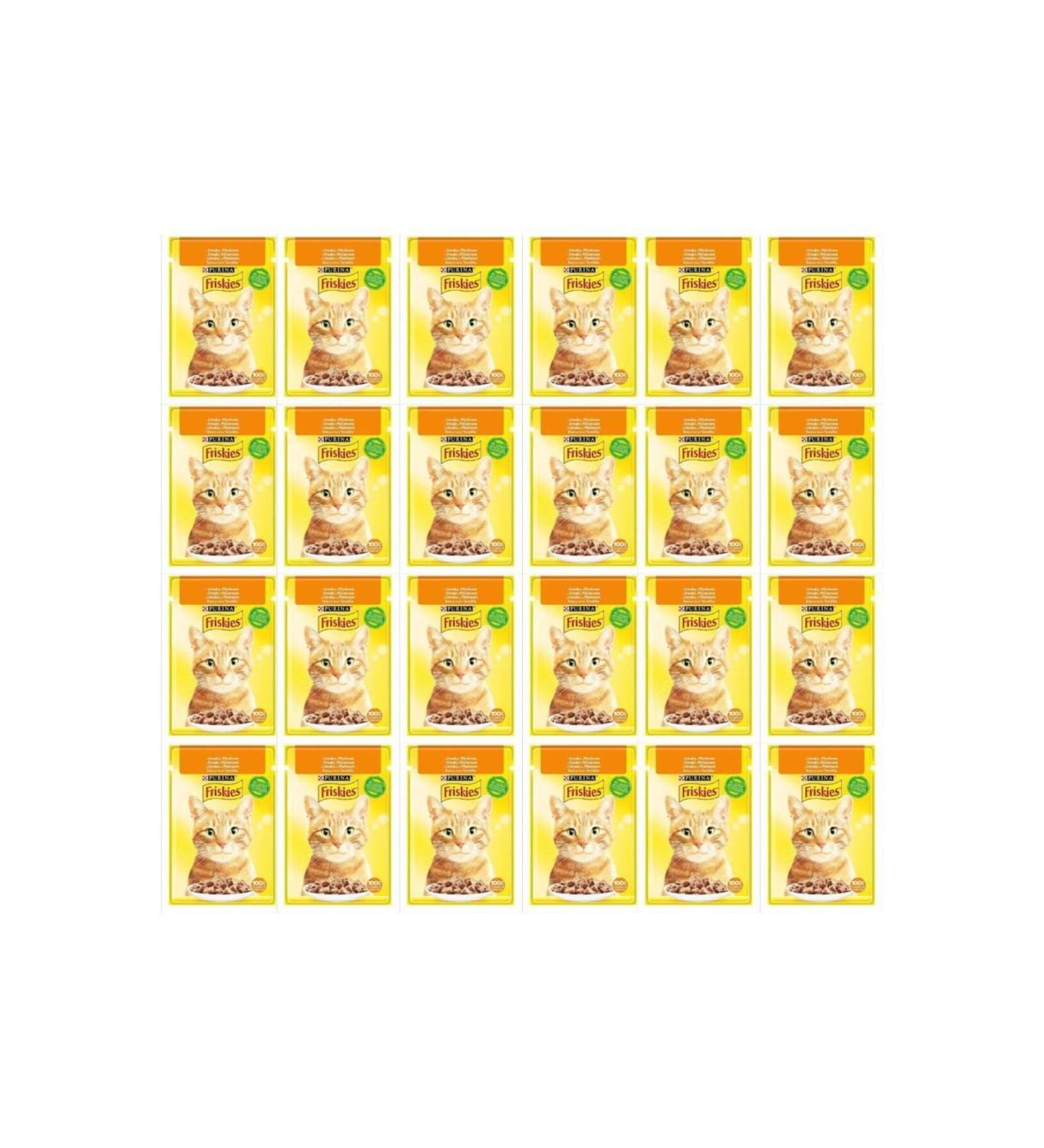 Friskies Chicken Sauce Wet Cat Food 85 gr X 24 Pieces