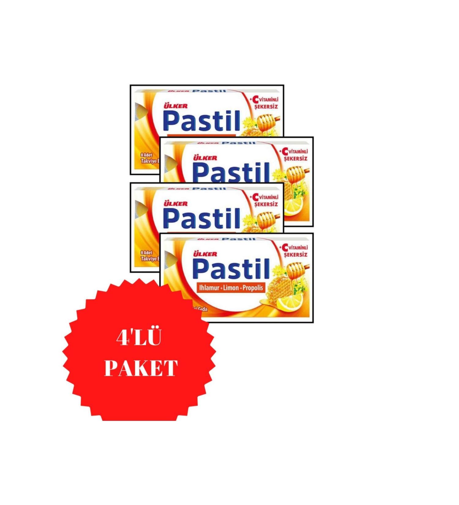 Ulker Pastil Linden-lemon+propolis 4 Pieces