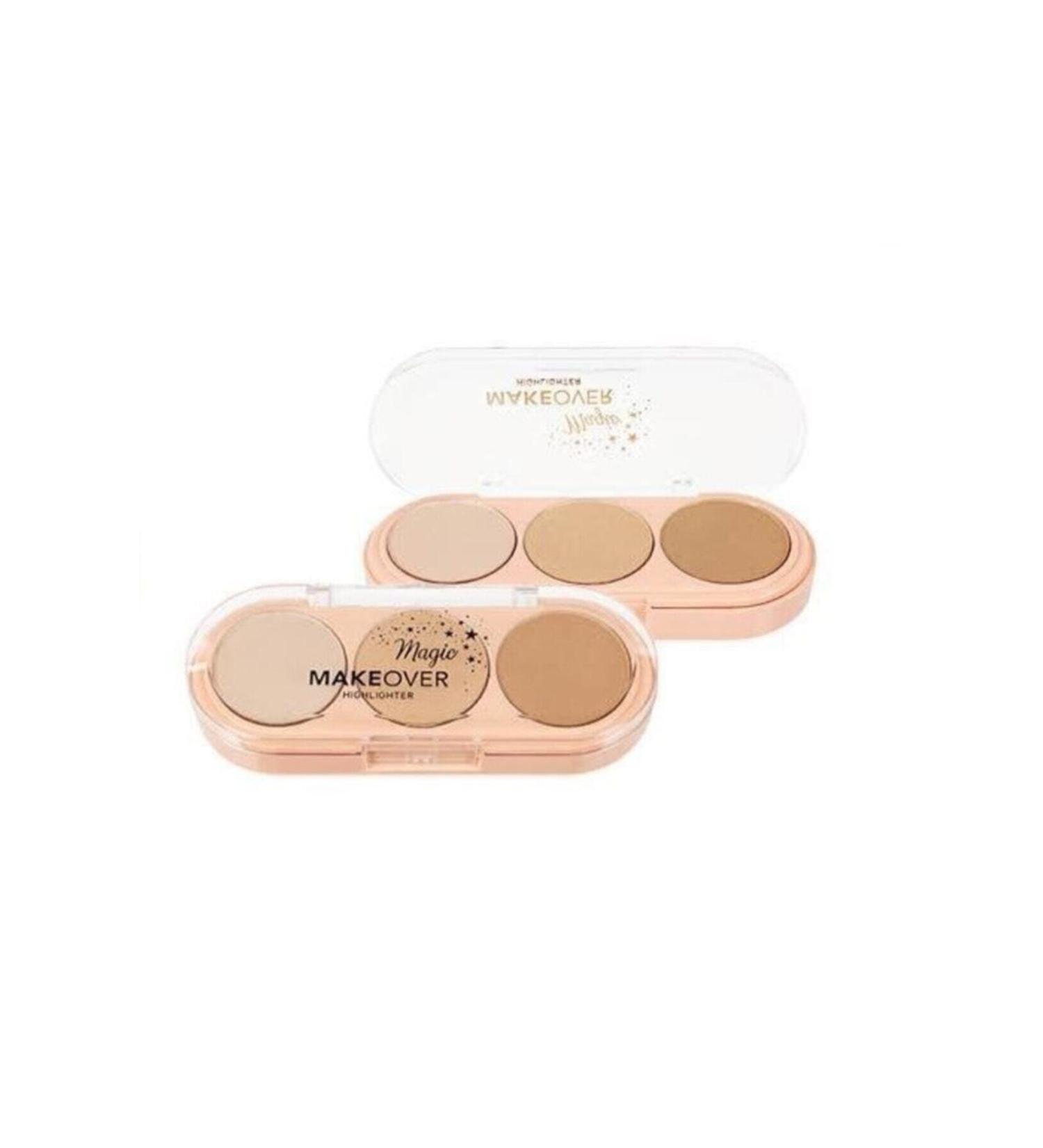 Makeover Highlighter Illuminating 3-Palette 01