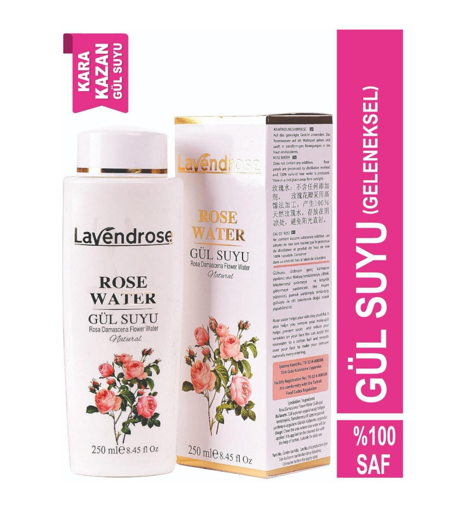lasaroz Lavendrose Rose Water Skin Tone Equalizer and Skin Rejuvenator Toner - Buy Online on GoSupps.com