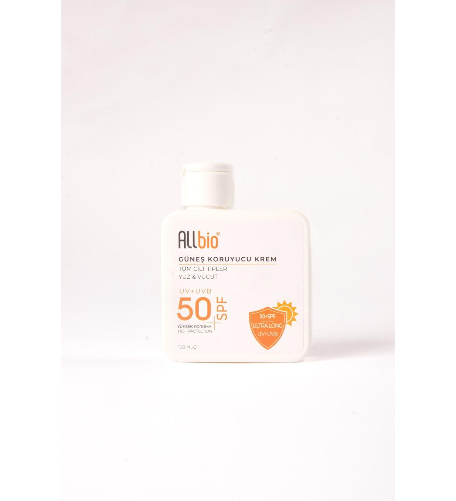 ALLBIO SPF50 SUN PROTECTIVE CREAM 100 ML