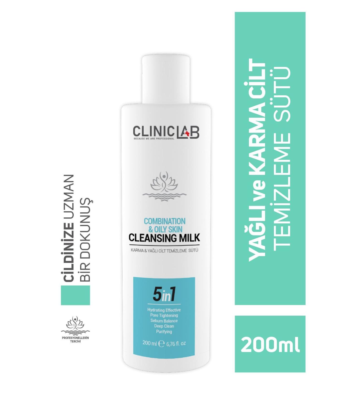 Cliniclab Mixed and Oily Skin Cleansing Milk 200 ml
