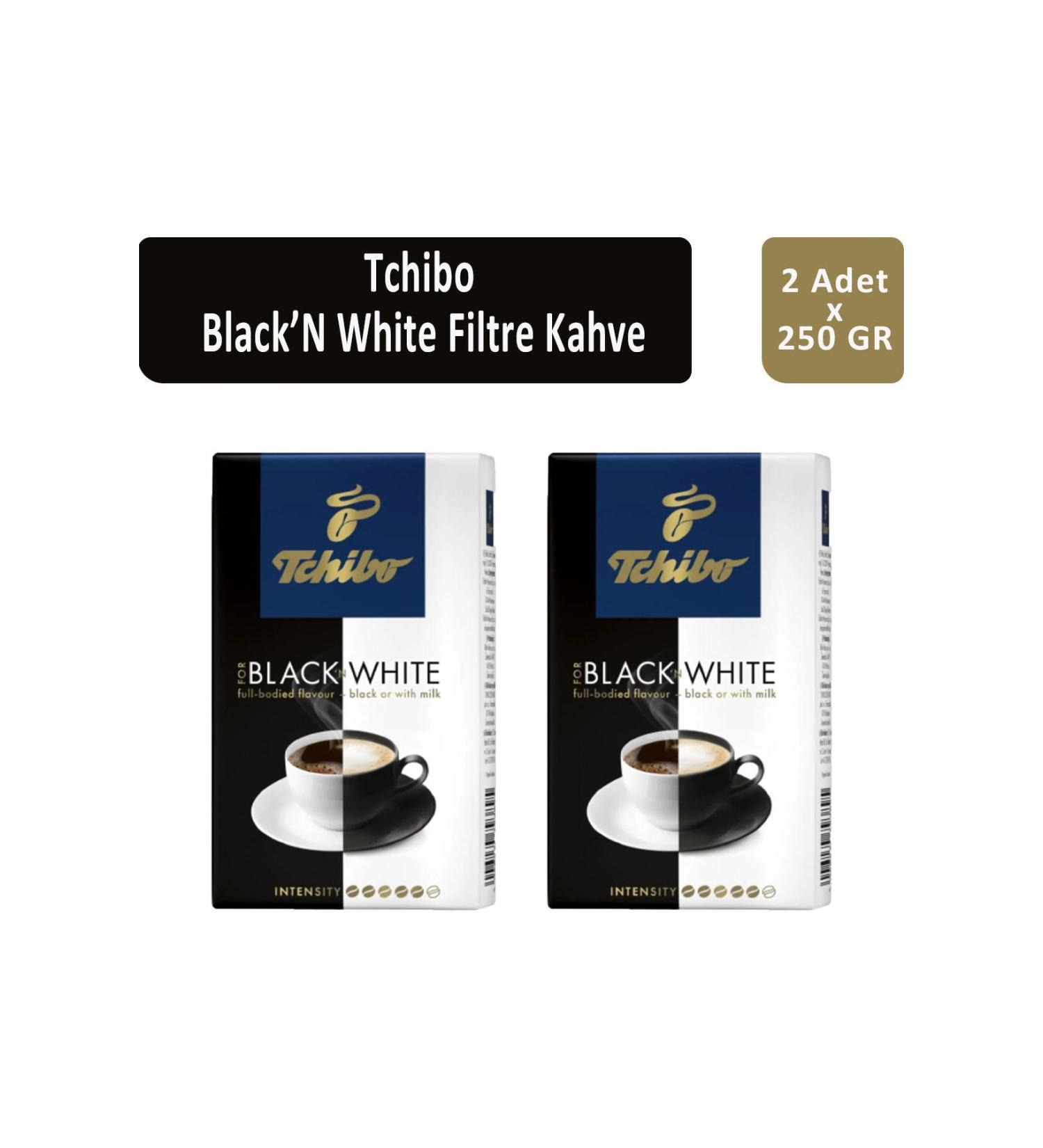 Tchibo Black'N White Filter Coffee 250 gr x 2 Pieces - Buy Online on GoSupps.com