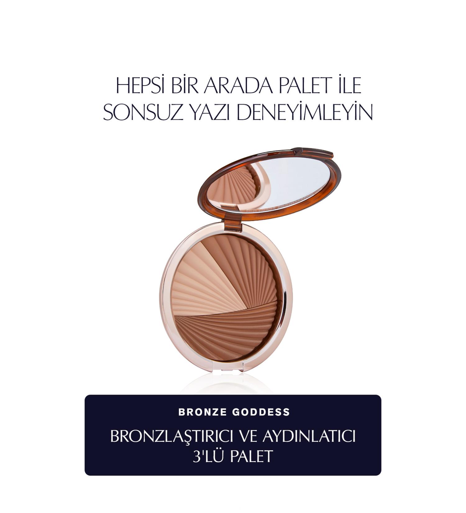 Estee Lauder Bronze Goddess 2 Powder Bronzers and 1 Luminous Highlighter 3-Palette - 24gr - Buy Online on GoSupps.com