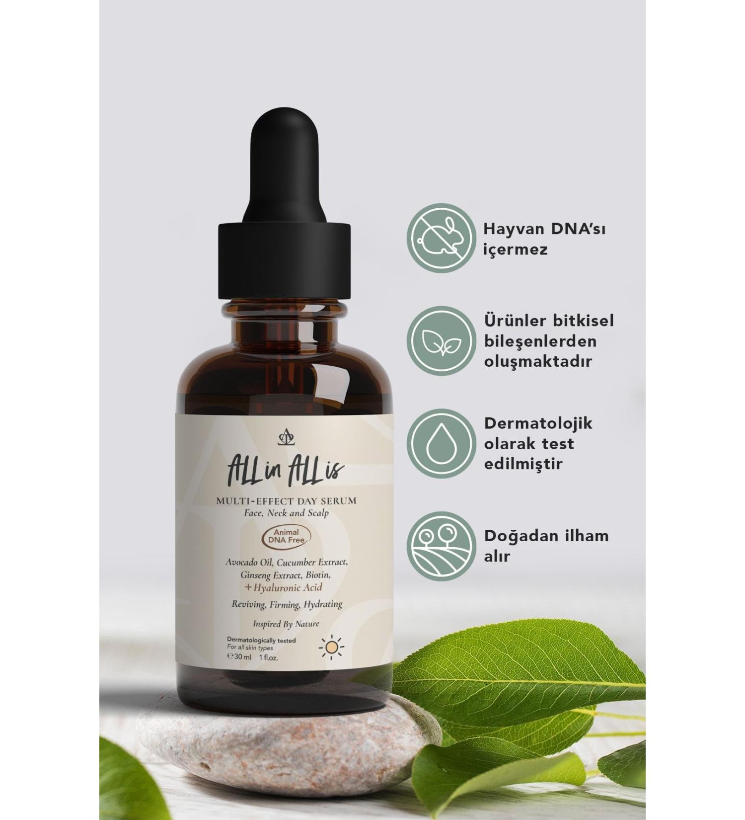 All in All is Multi-effect Hyaluronic Acid Cucumber Extract Revitalizing and Plumping Day Serum 30 Ml - Buy Online on GoSupps.com