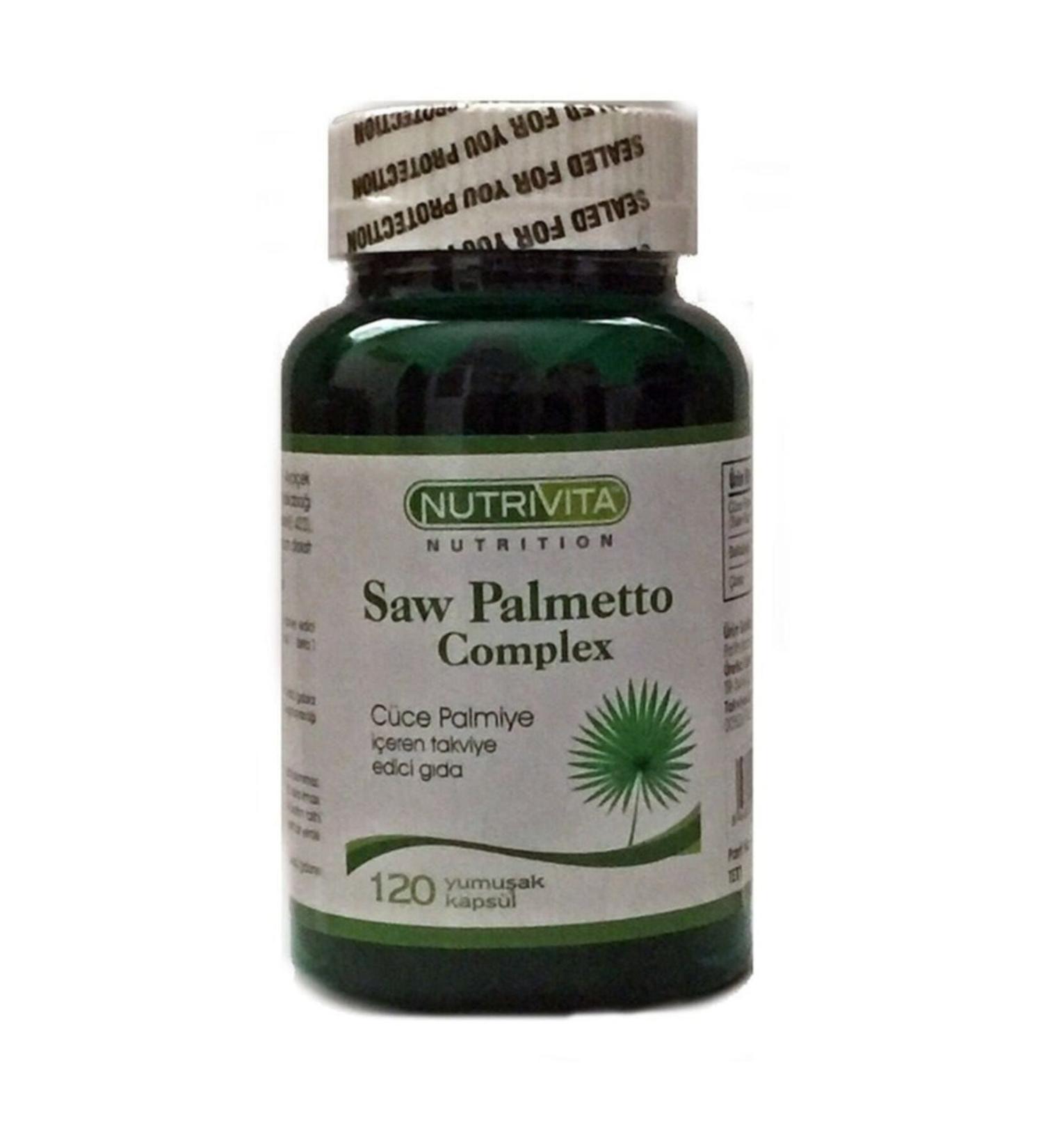 Nutrivita Nutrition Saw Palmetto Complex 120 Softgels