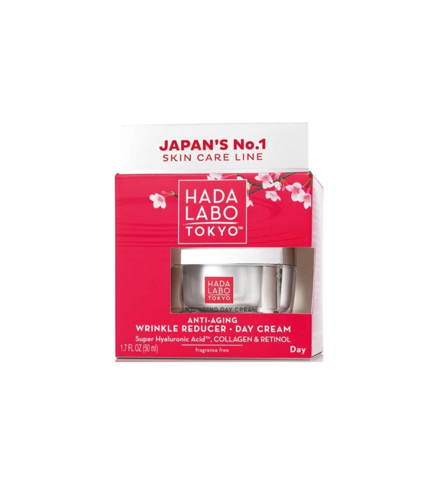 Hada Labo Tokyo Anti-Aging Anti-Wrinkle 40+ Super Hyaluronic Acid Collagen Day Cream 50 Ml