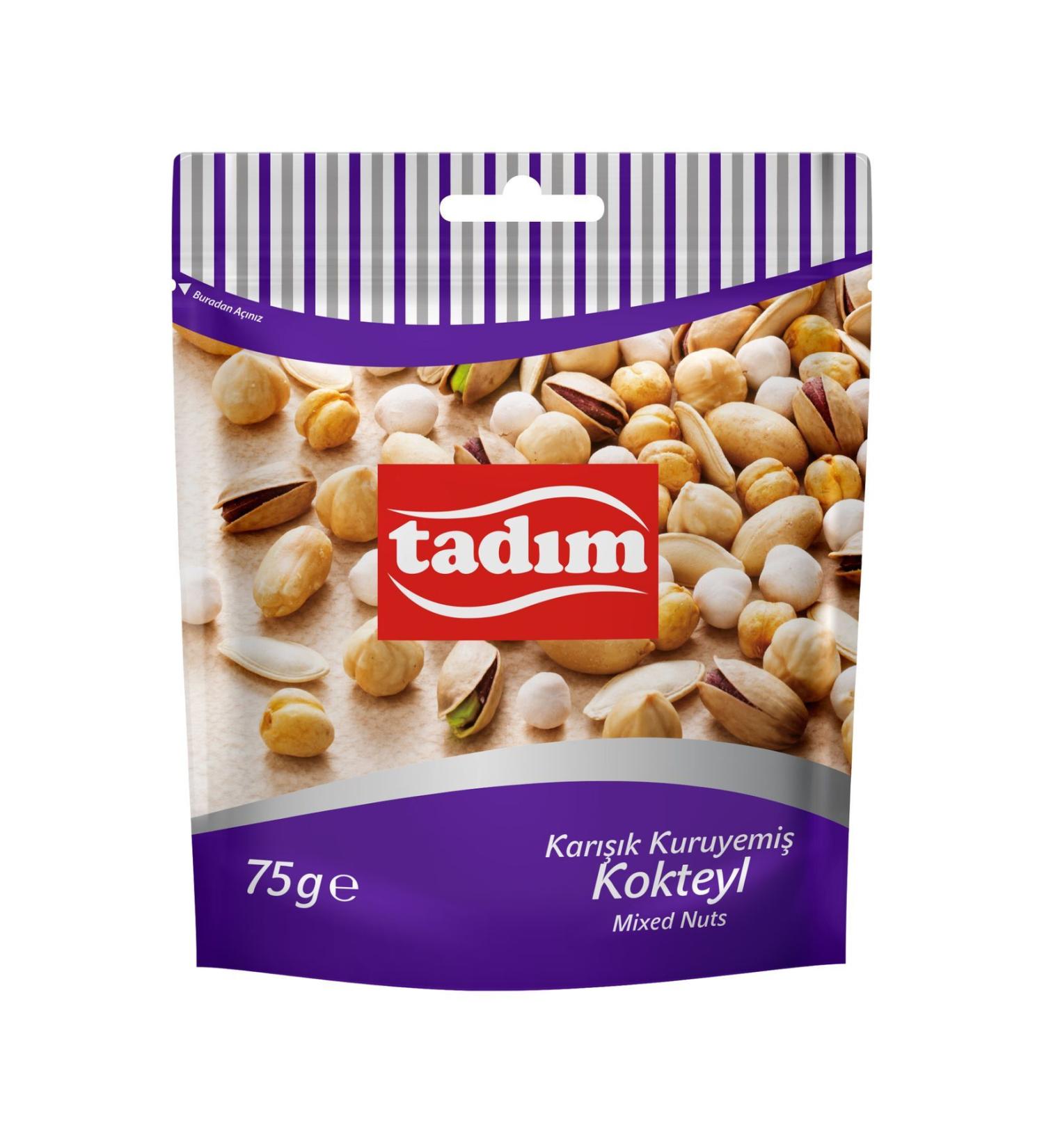 Tad m MIXED NUT COCKTAIL 75gr X 12 PIECES