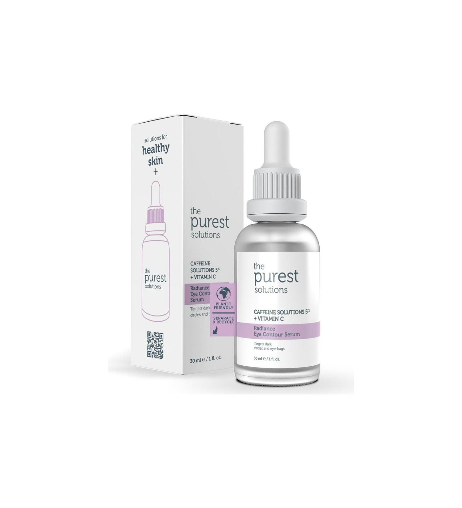 The Purest Solutions Anti-Puffiness and Dark Circle Brightening Caffeine Under Eye Serum (30 ml) - Buy Online on GoSupps.com