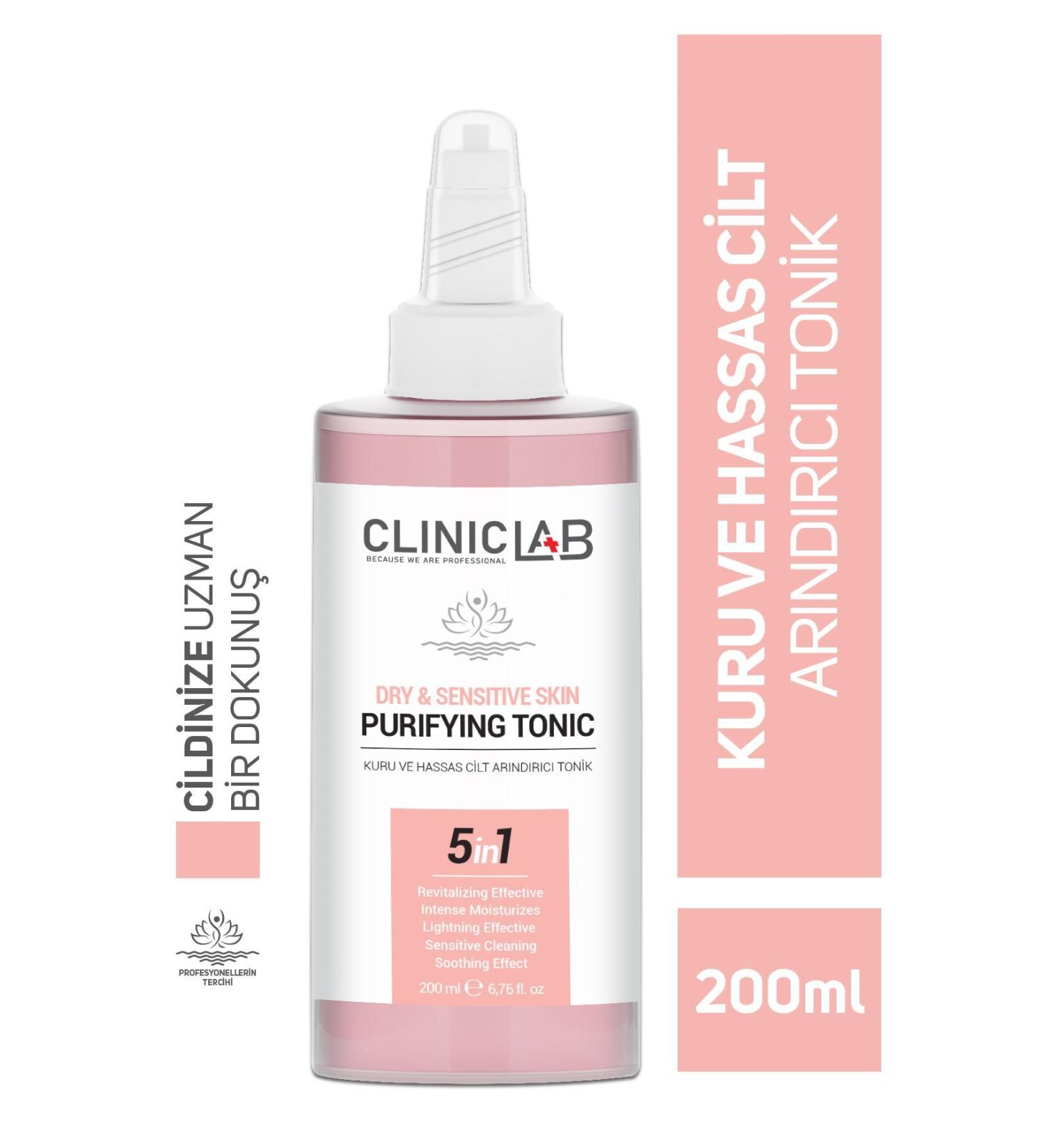 Cliniclab Dry and Sensitive Skin Purifying Tonic 200 ml - Buy Online on GoSupps.com