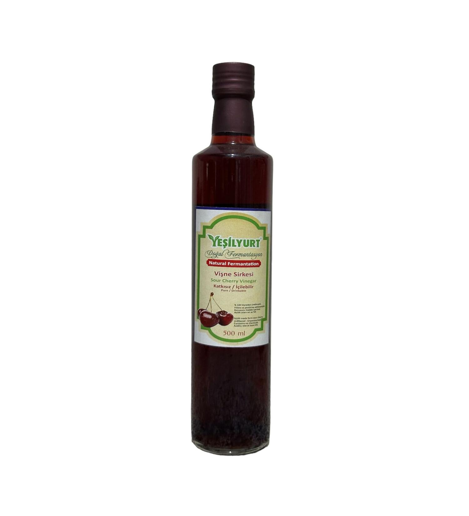 yesilyurt sour cherry vinegar 500 ml.