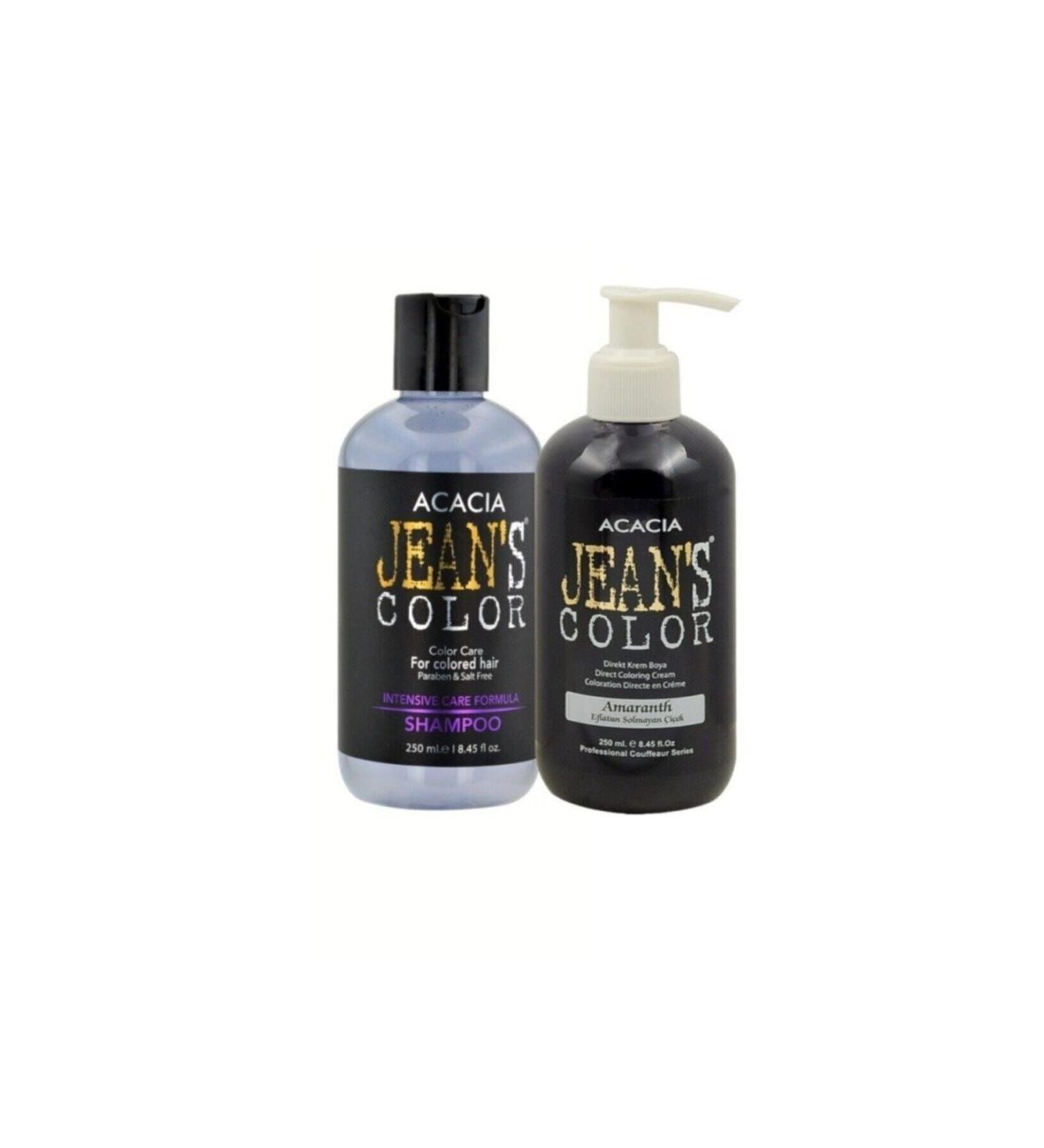 Acacia Jean's Color Violet 250ml. Ammonia-Free Balayage Color Hair Dye Color Protection Shampoo.250 ml