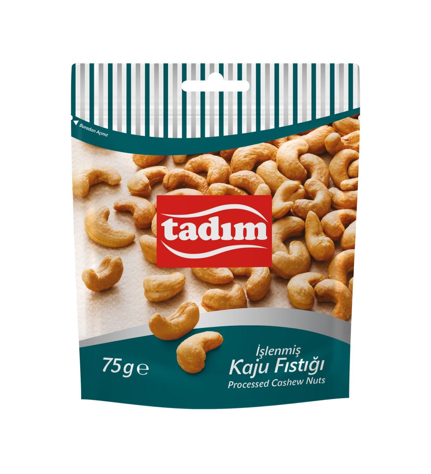 Tad m TADIM PROCESSED CASHEW 75gr X 12 PIECES