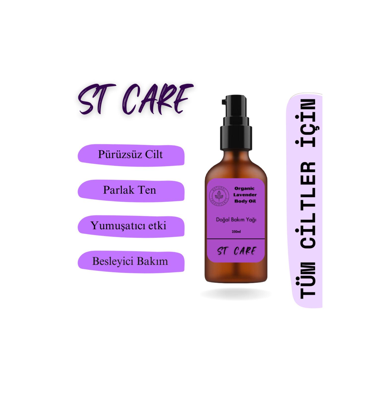 ST SPA Natural Body Care Oil 250ml (Shiny and Softening special formula Lavender Aroma)