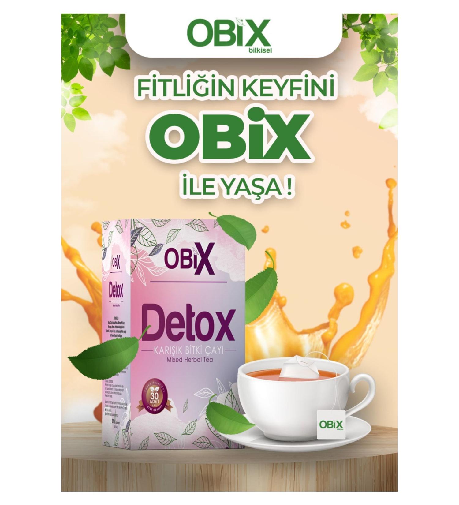 ObiX Slimming Aid Herbal Mixed Detox Form Tea