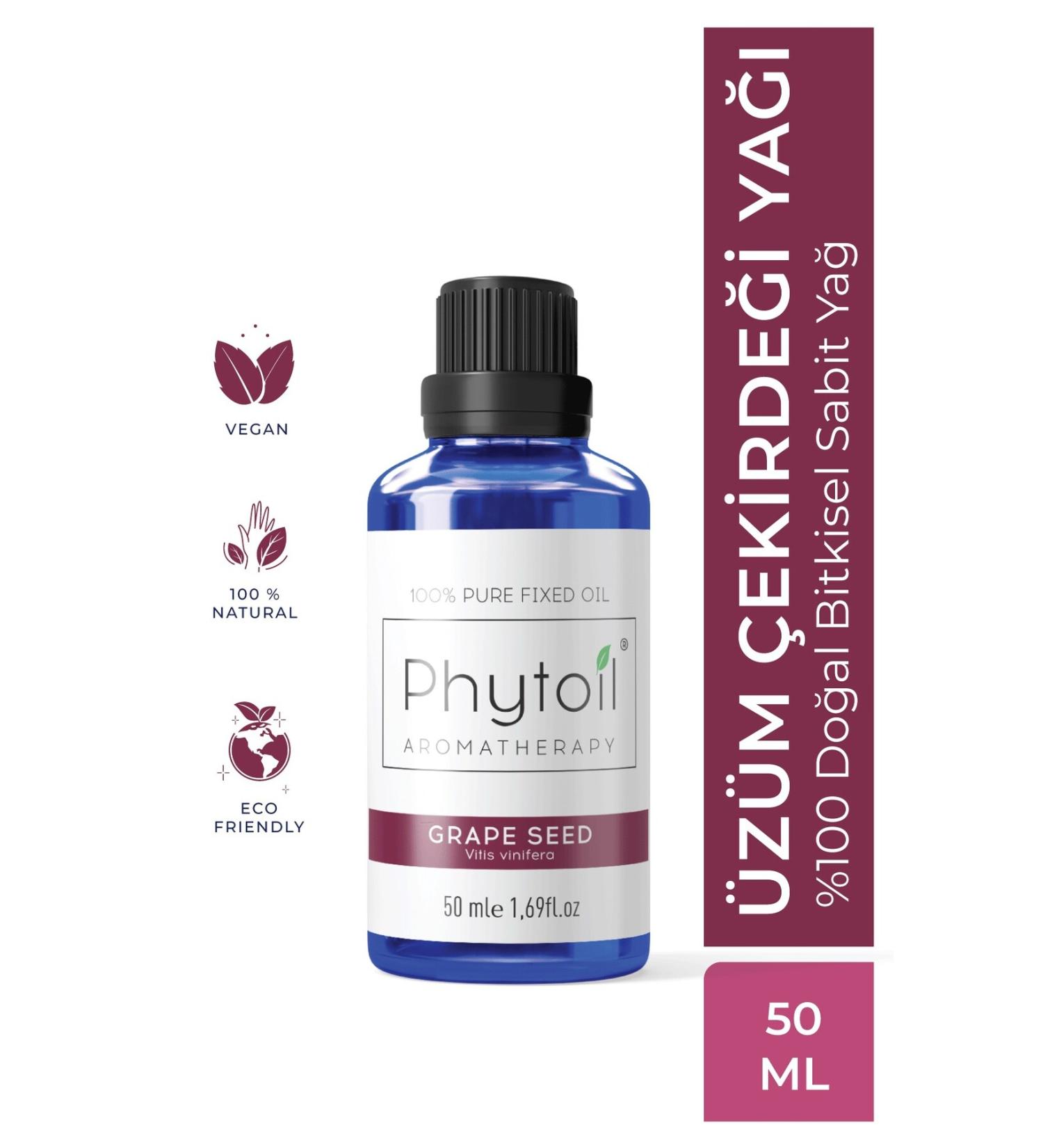 phytoil Organic Grape Seed Oil - Grape Seed 50 ml