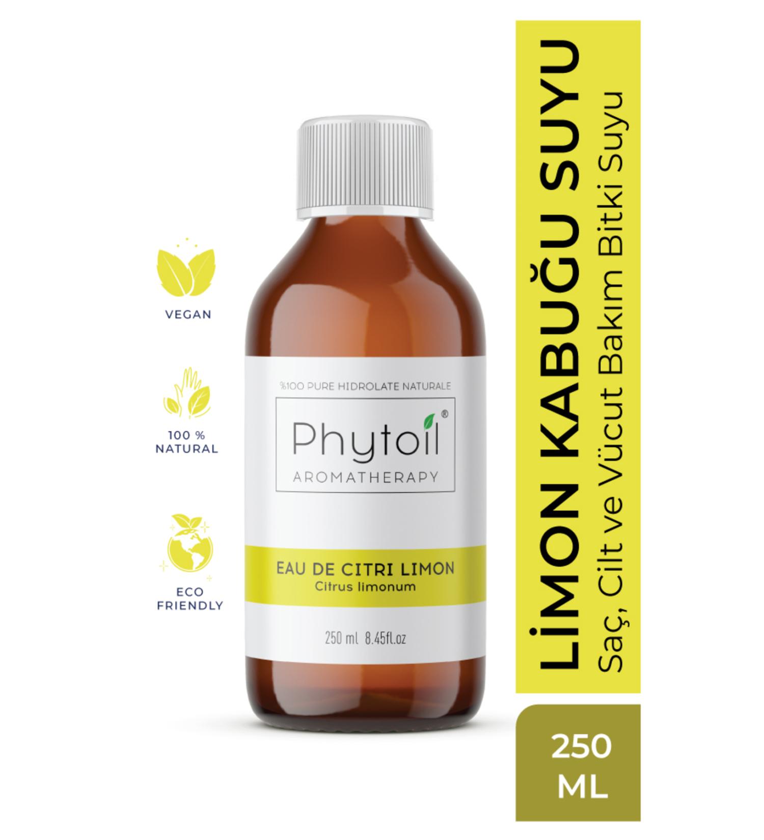 phytoil Organic Lemon Peel Hydrolate Herbal Water - Eau De Citri Lemon 250 ml