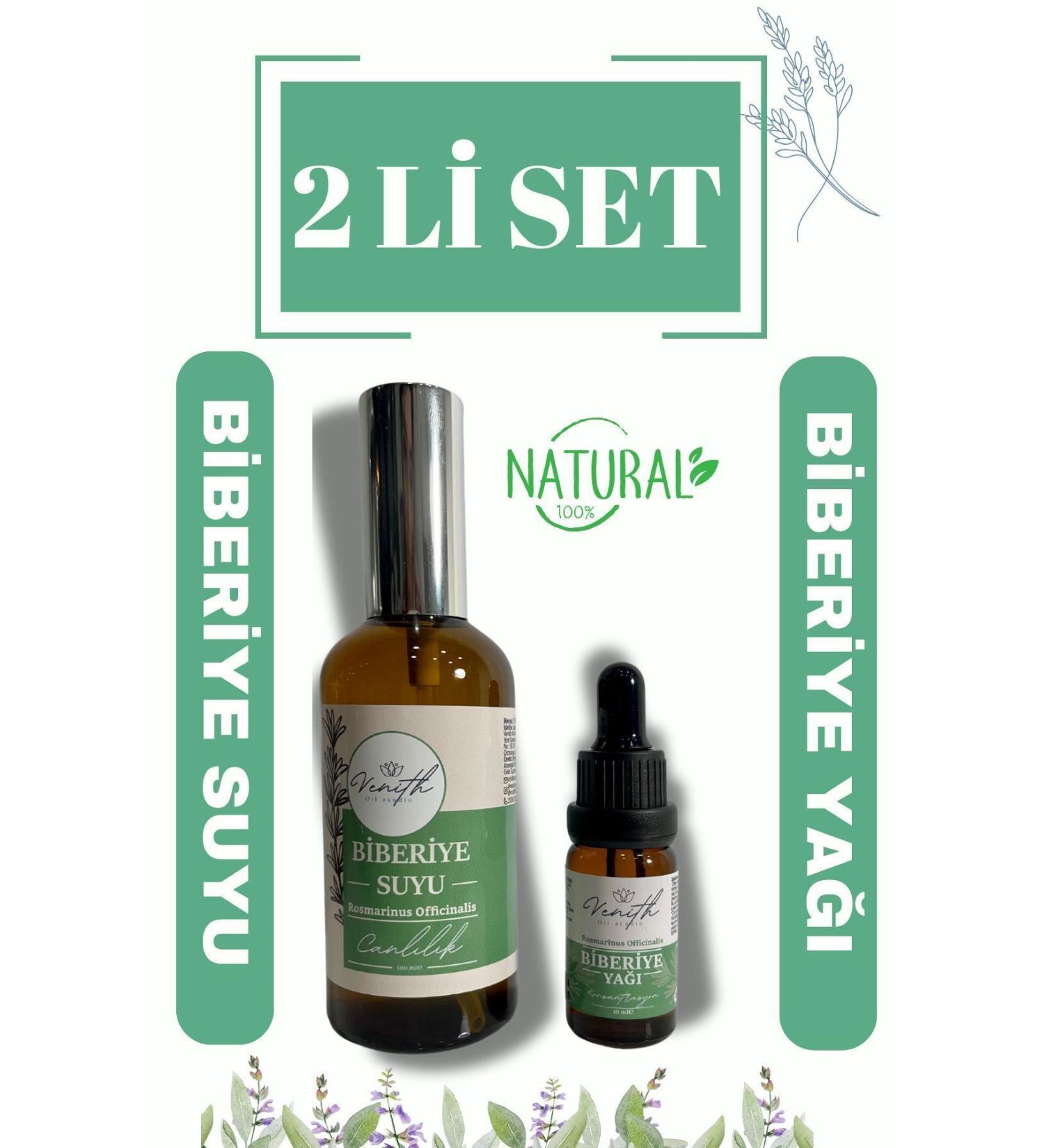 Venith Aromatherapy 0 Natural Rosemary Oil Rosemary Water Hydrosol 2 Piece Set Hair Care - Buy Online on GoSupps.com