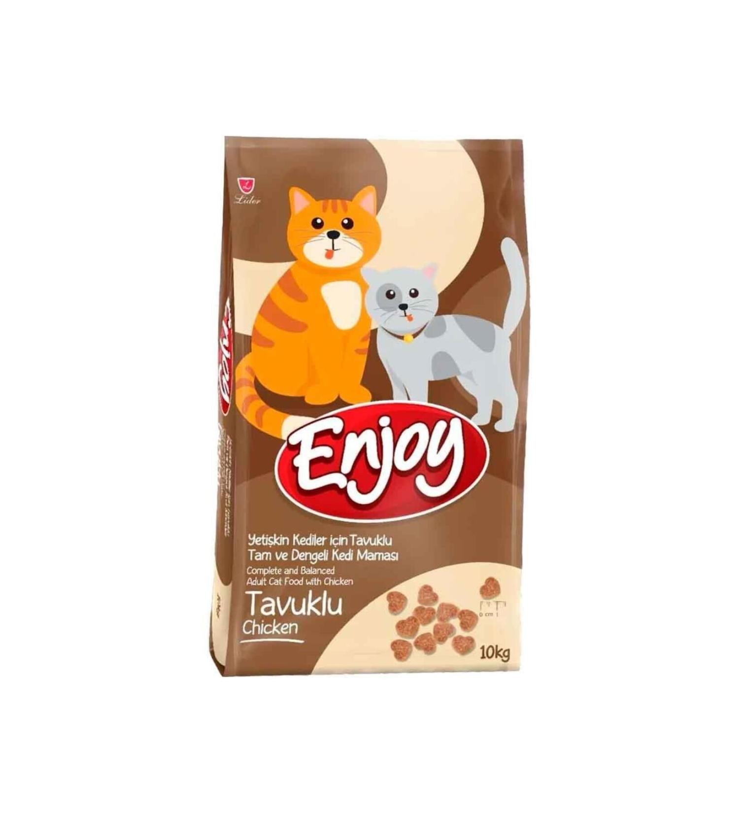 Enjoy Chicken Adult Cat Food 10 Kg