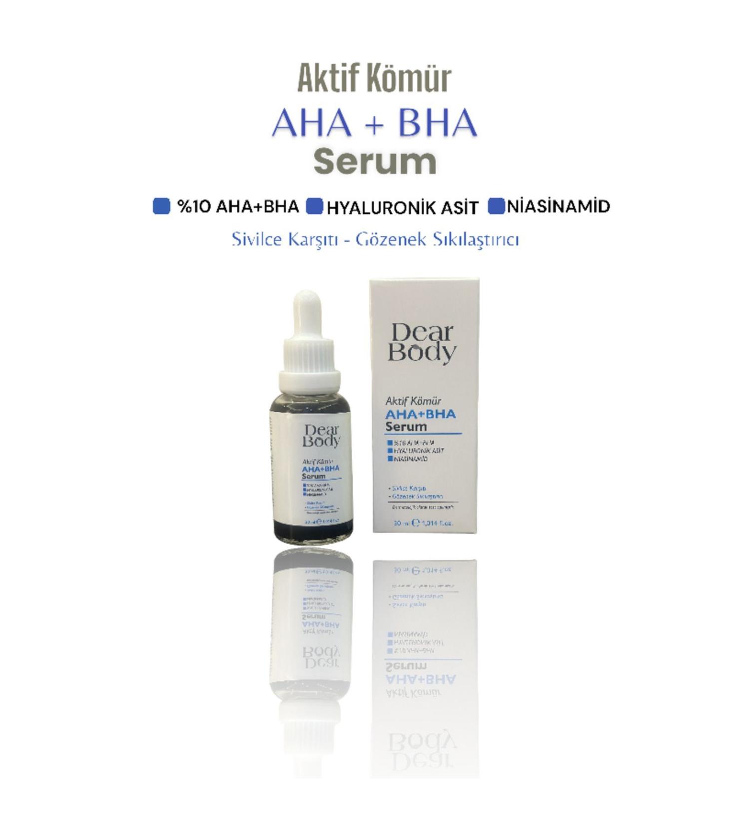 tuisstore Dear Body Active Charcoal Aha Bha Serum Anti-Acne Pore Tightening Serum 30 ml