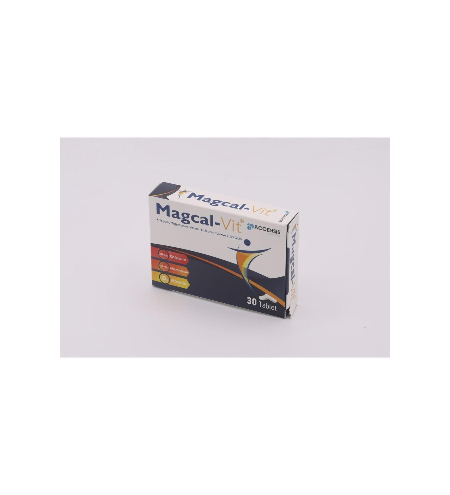 ACCENSIS PHARMA MAGCAL-V T 30 TABLETS - Buy Online on GoSupps.com