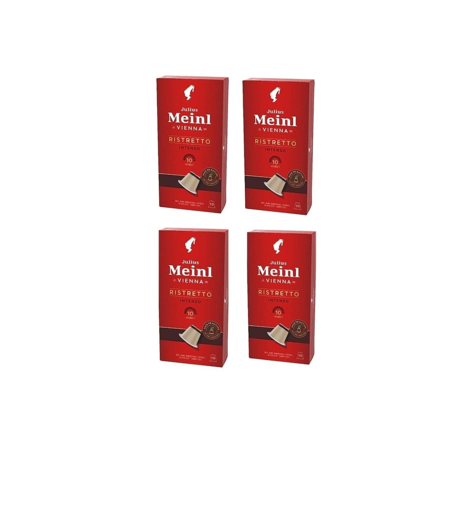 Julius Meinl Ristretto Intenso Capsule Coffee 10 Pack (4 Pack) - Buy Online on GoSupps.com
