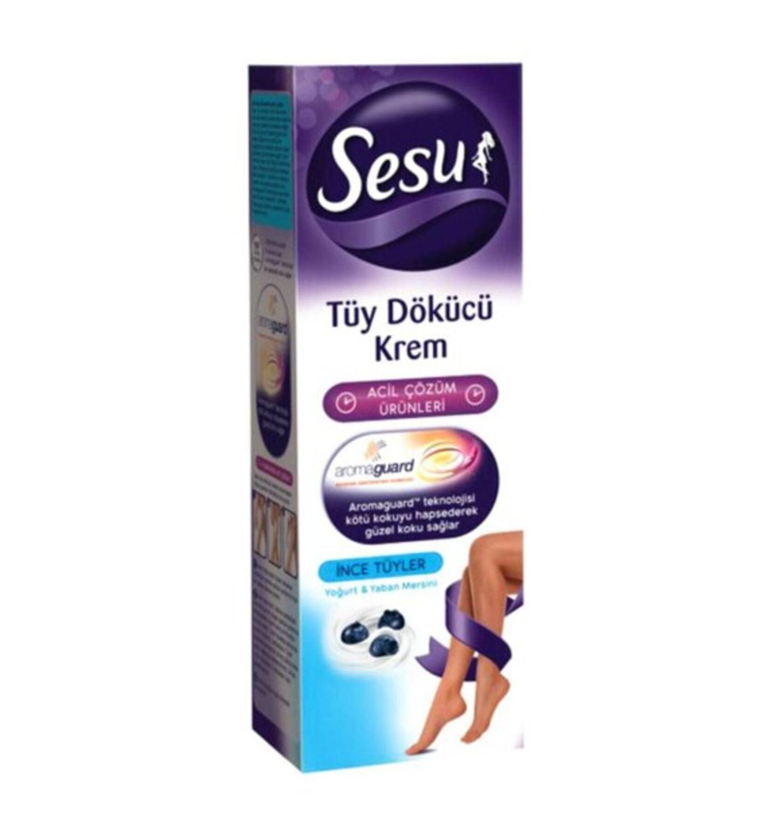 Sesu Hair Removal Cream Fine Hair 100 ML x 3 Pieces