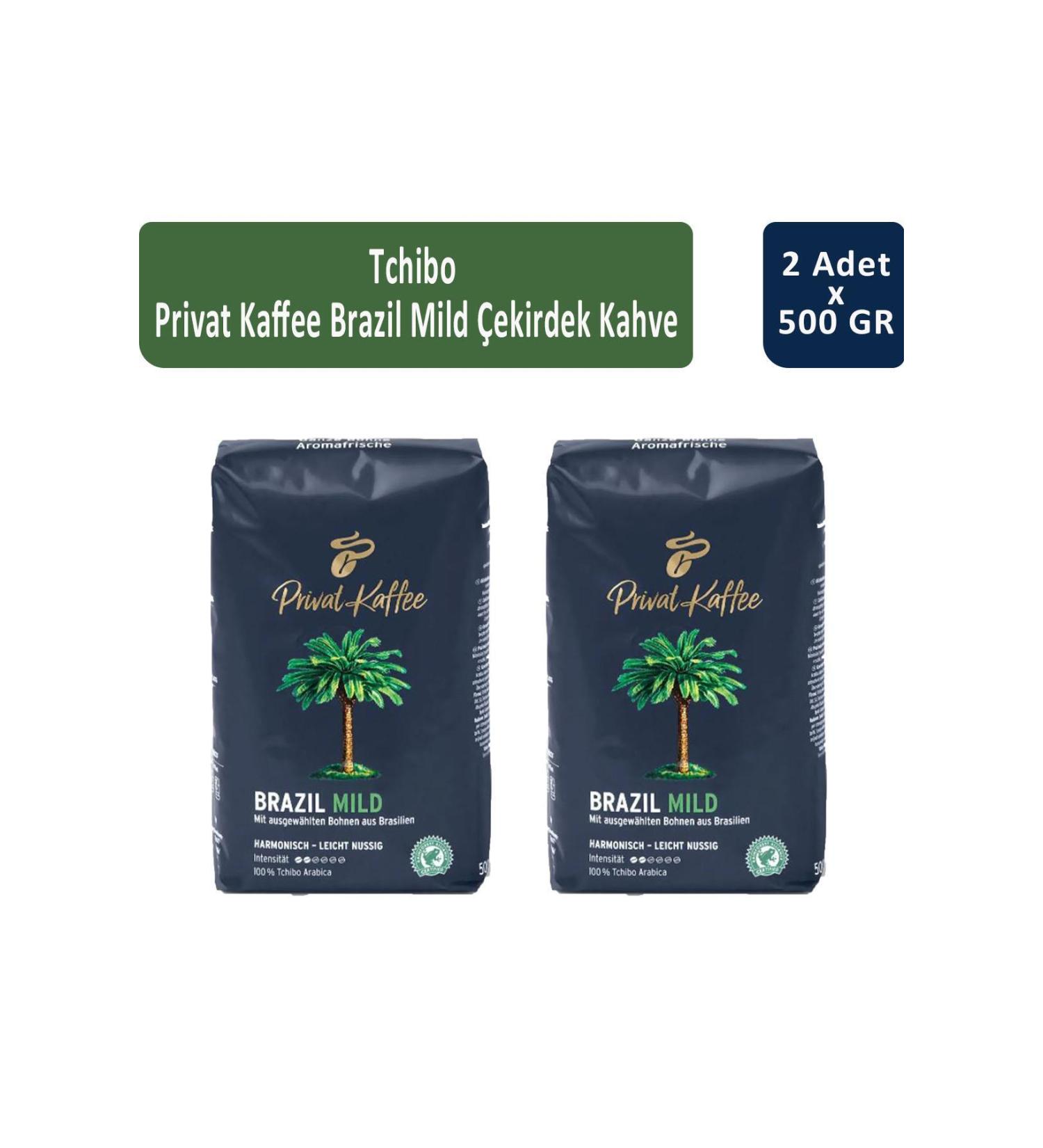 Tchibo Privat Brazil Mild Filter Coffee 500 gr x 2 Pieces - Buy Online on GoSupps.com