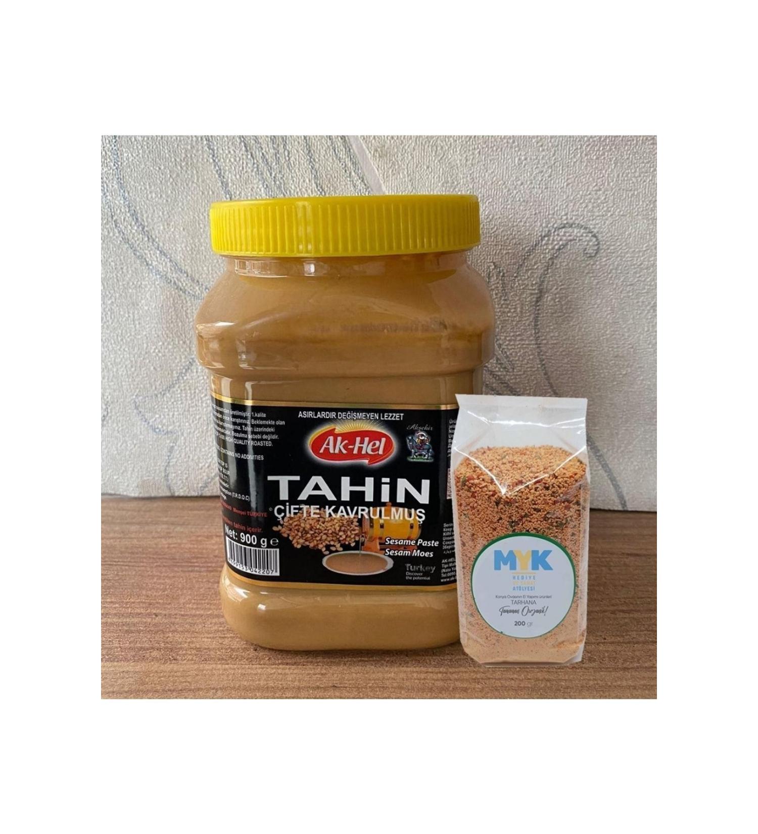 Ak-Hel Tahini Double Roasted 900 Gr 200 Gr Tarhana Myk - Buy Online on GoSupps.com