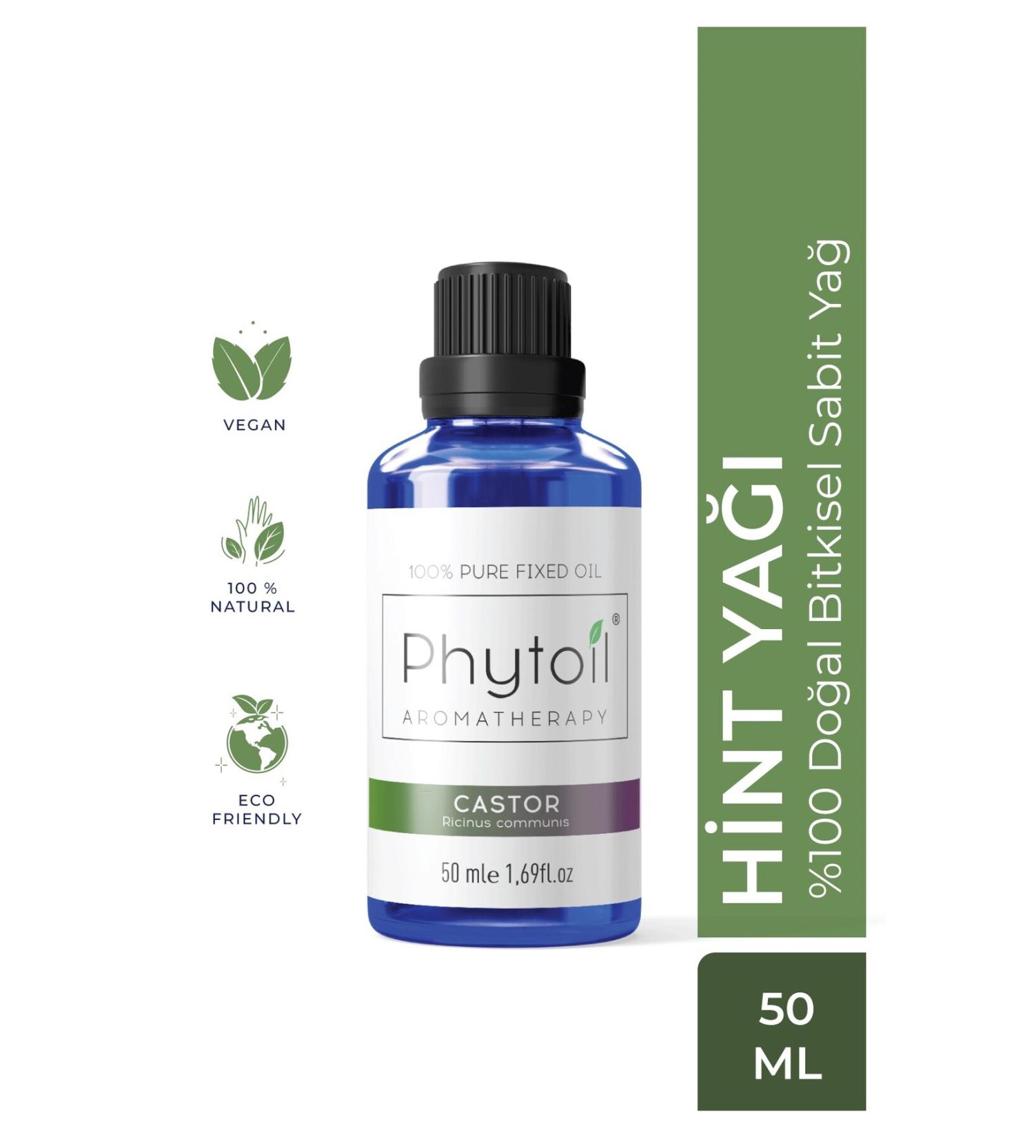 phytoil Organic Castor Oil - Castor 50 ml - Buy Online on GoSupps.com