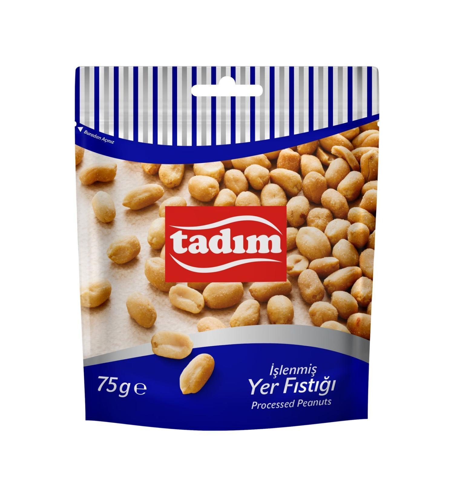 Tad m TADIM PROCESSED PEANUTS 75gr X 12 PIECES