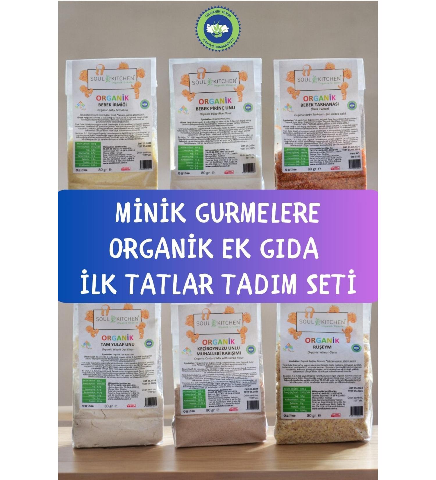 Soul Kitchen Organic Products Organic Supplementary Food for Little Gourmets First Tastes 6x80gr - Buy Online on GoSupps.com