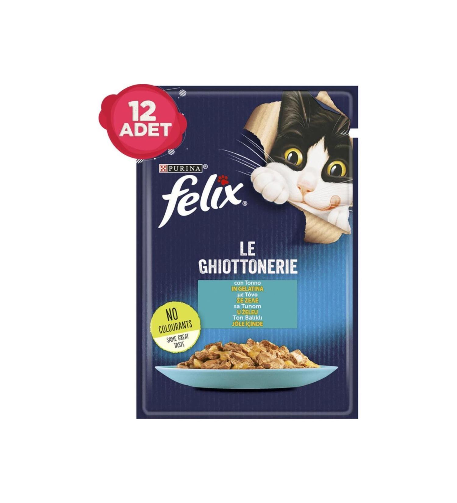 FELIX Felix Tuna Cat Wet Food 85 gr - 12 Pieces