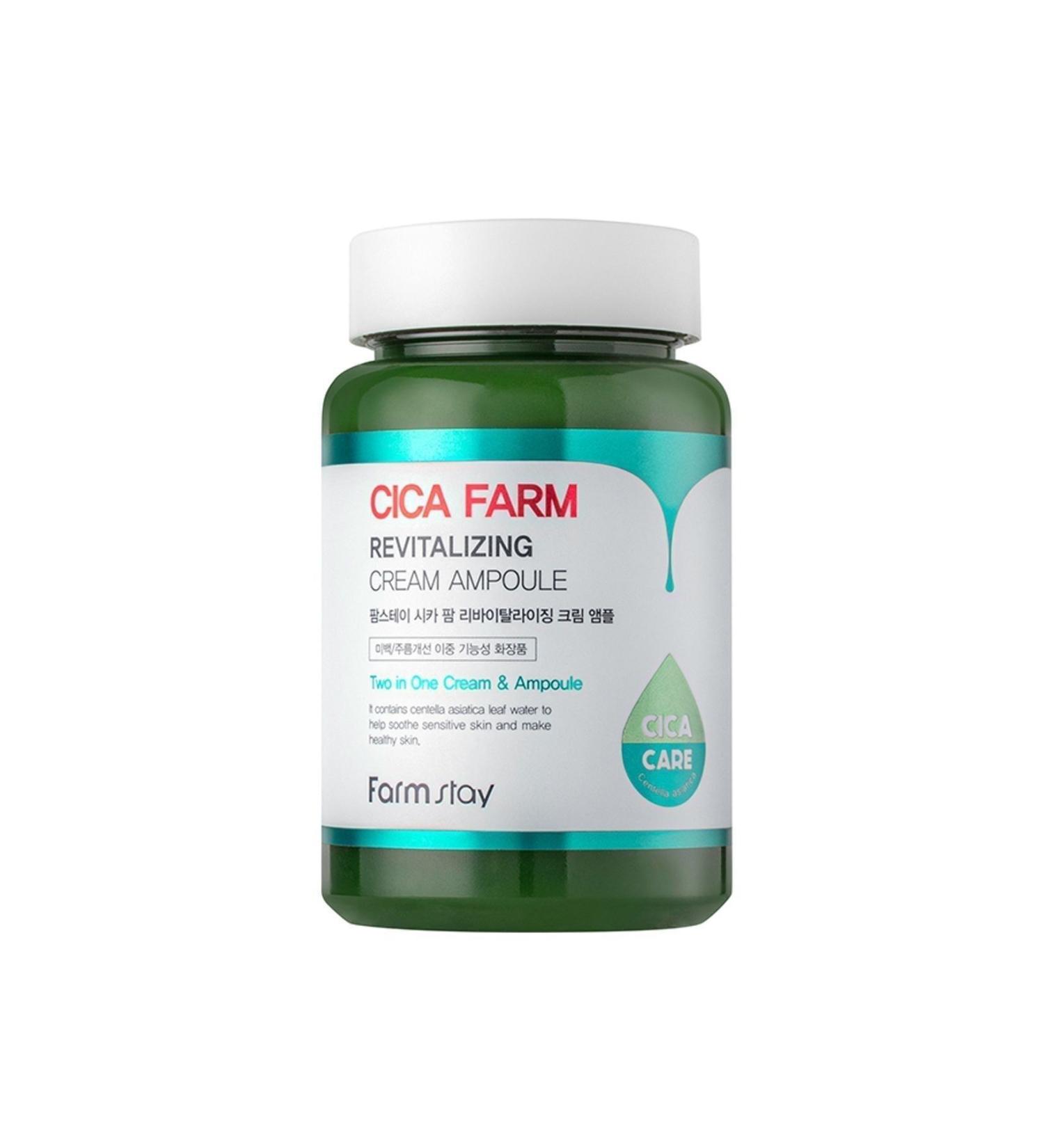 Farmstay Cica Extract Brightening and Wrinkle Correcting Ampoule Cream 250 Ml - Buy Online on GoSupps.com