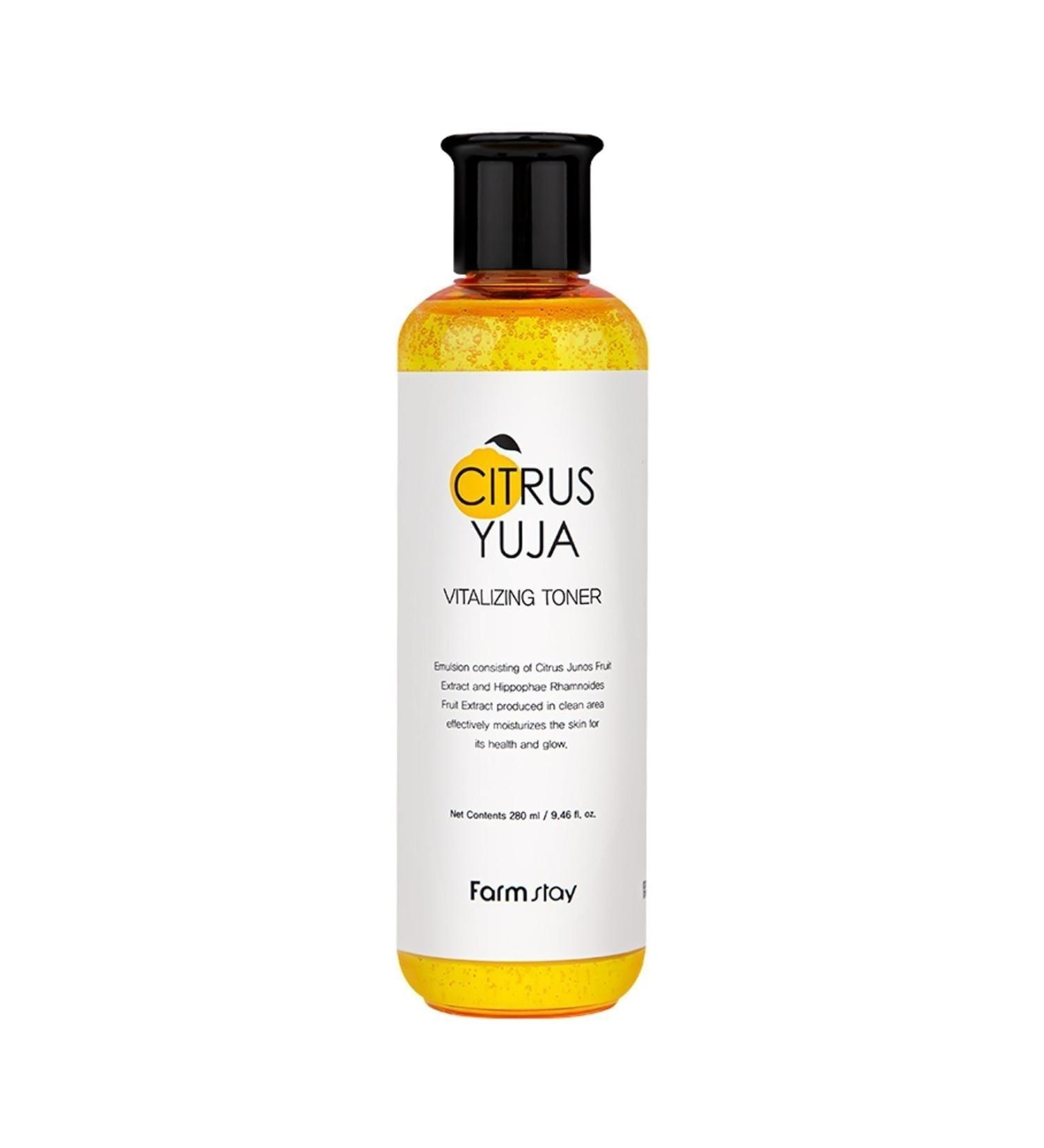 Farmstay Revitalizing and Brightening Toner with Vitamin C 280 ml - Buy Online on GoSupps.com