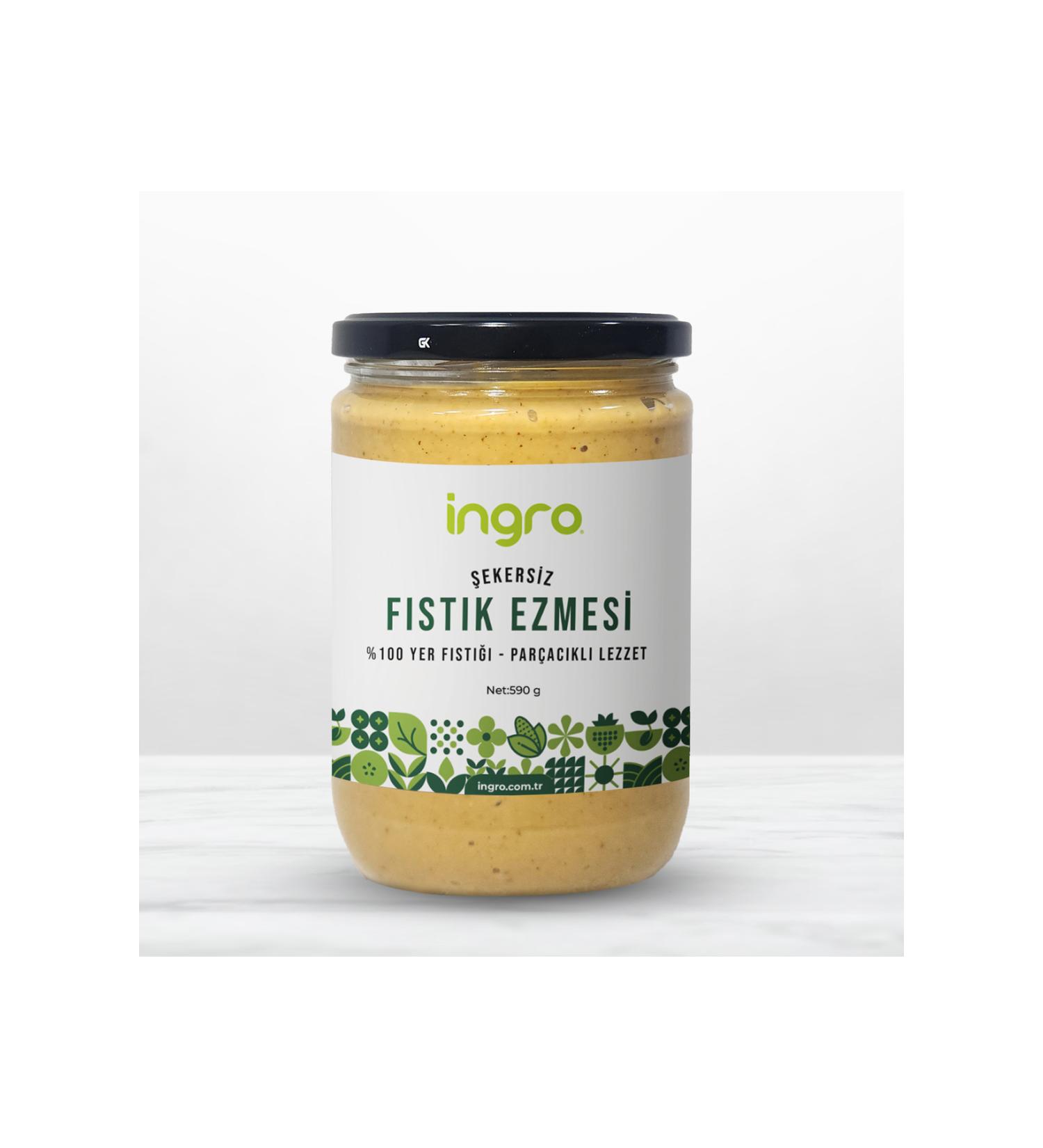 Ingro Ingro Gluten-Free Peanut Butter (PIECE FLAVOR) 590 G