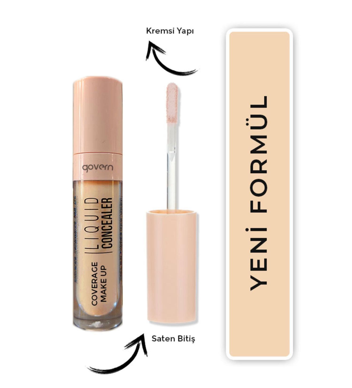 govern Satin Finish Under Eye Concealer - Wheat Skin