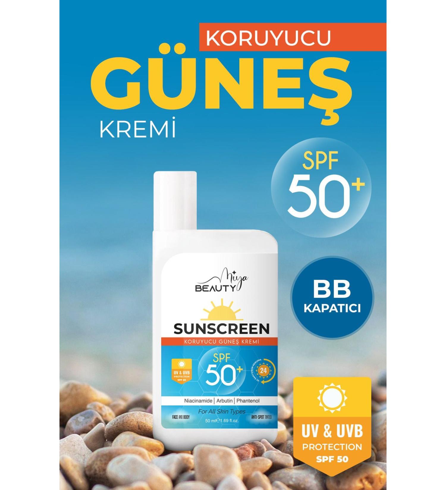 Miya Beauty Tone Equalizer 50spf+ Sunscreen Concealer BB Tinted Sunscreen 50ml - Buy Online on GoSupps.com