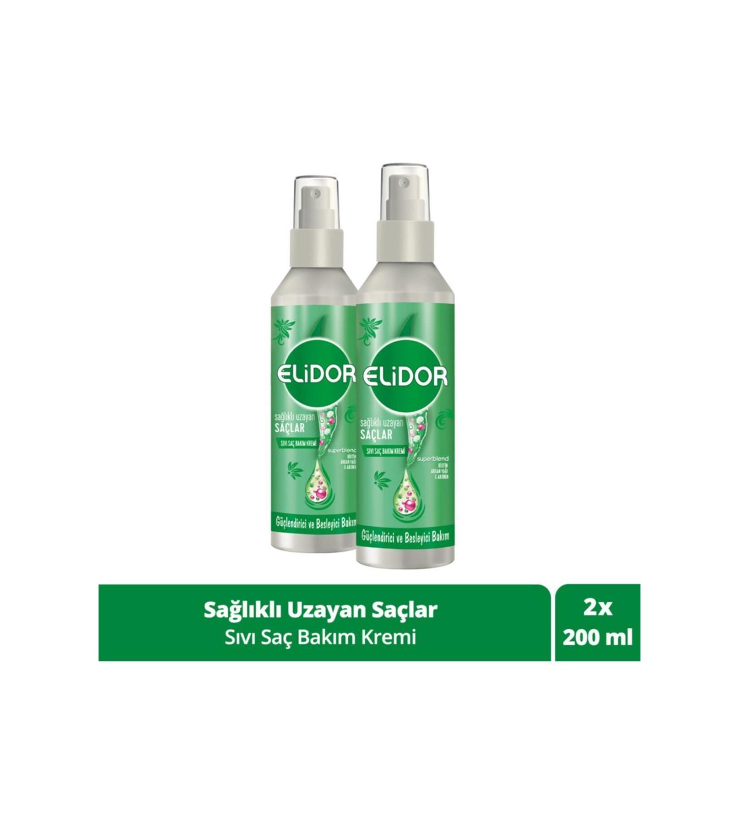Elidor Superblend Liquid Hair Care Cream Healthy Growing Hair 200 ml X2 - Buy Online on GoSupps.com
